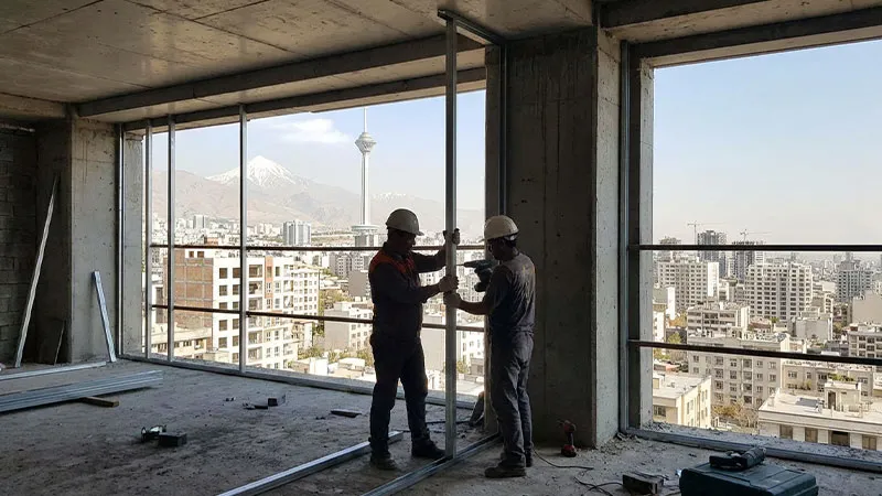 نحوه اتصال وال پست به انواع ستون